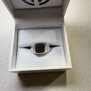 Effy Sterling Silver Diamond Ring